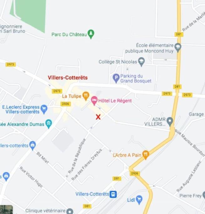 Chez Mily Joli Petit Duplex Plein Centre Villers Cotteret Draps Et Serviettes Fournis ヴィレ・コトレ エクステリア 写真